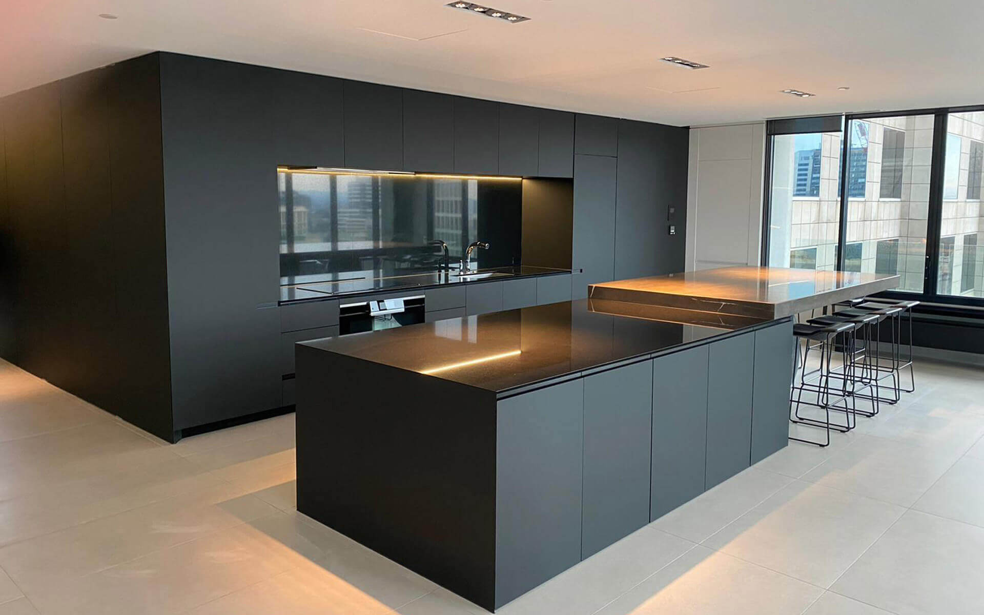 Black Kitchen Design | KJoinery Australia