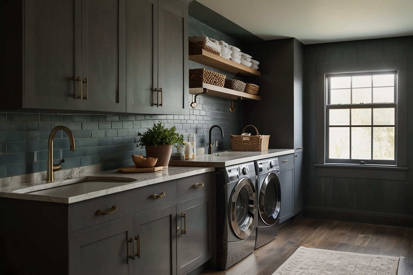 Transform your laundry room into a stylish and functio 1 4