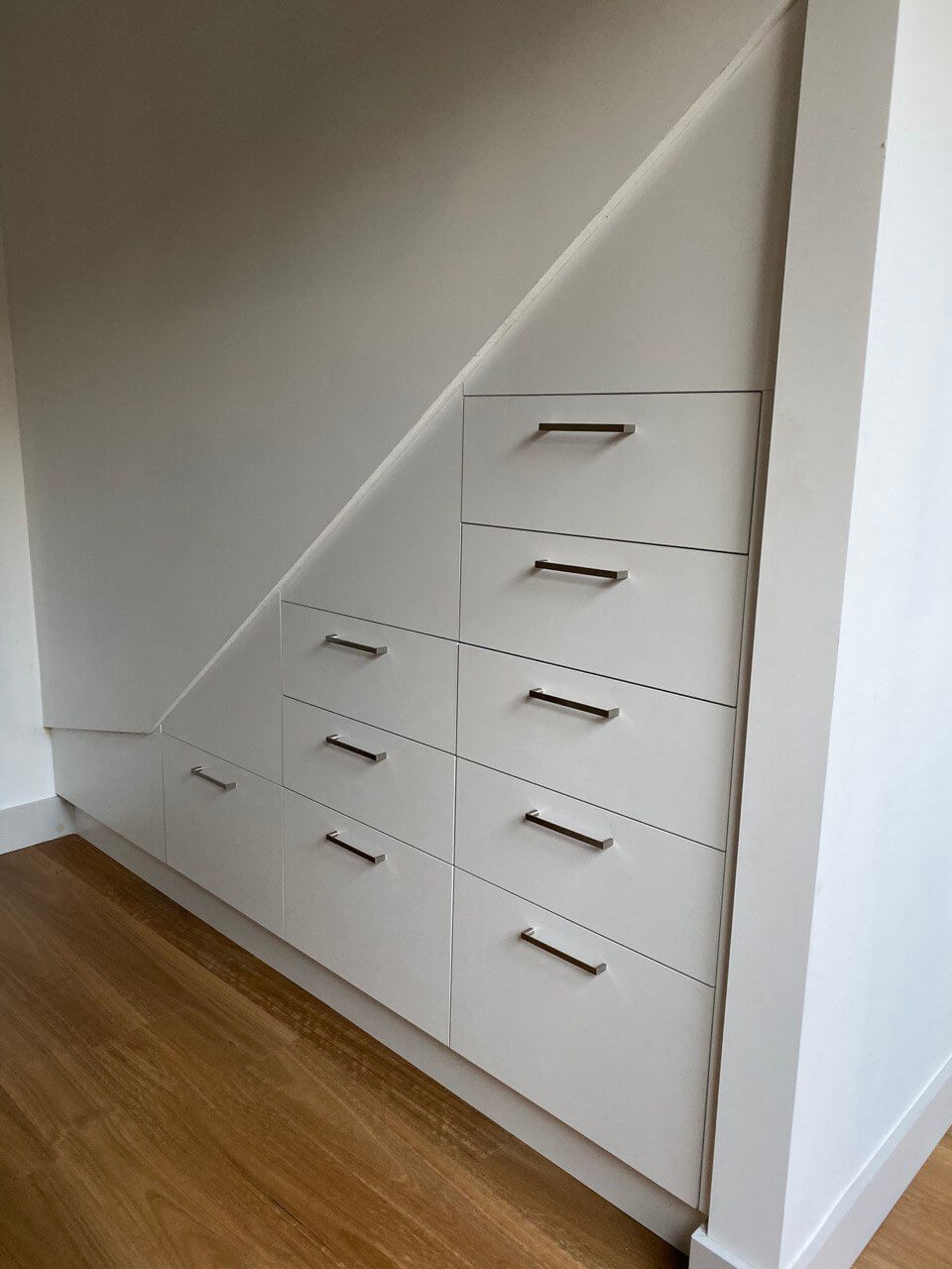 Custom Under Stairs Drawer Cabinets In Hoppers Crossing Melbourne