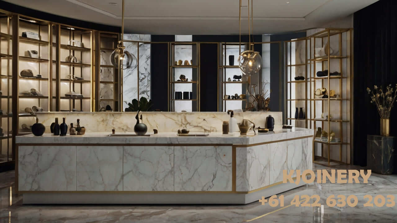 Retail jewellery counter and display joinery in Melbourne