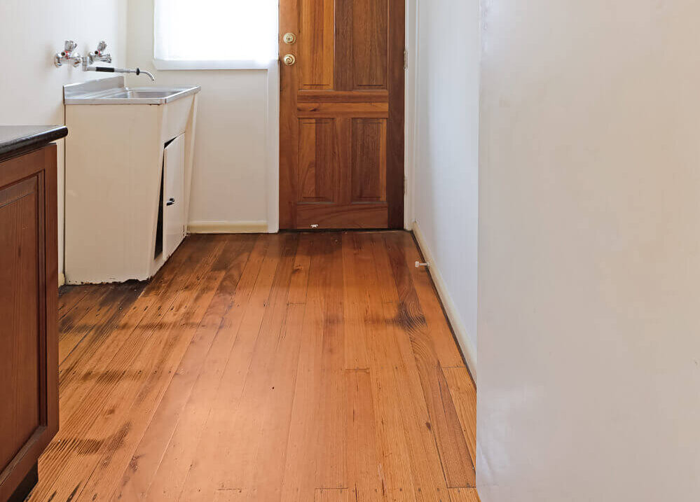 Old laundry before the KJoinery custom fit-out in Melbourne