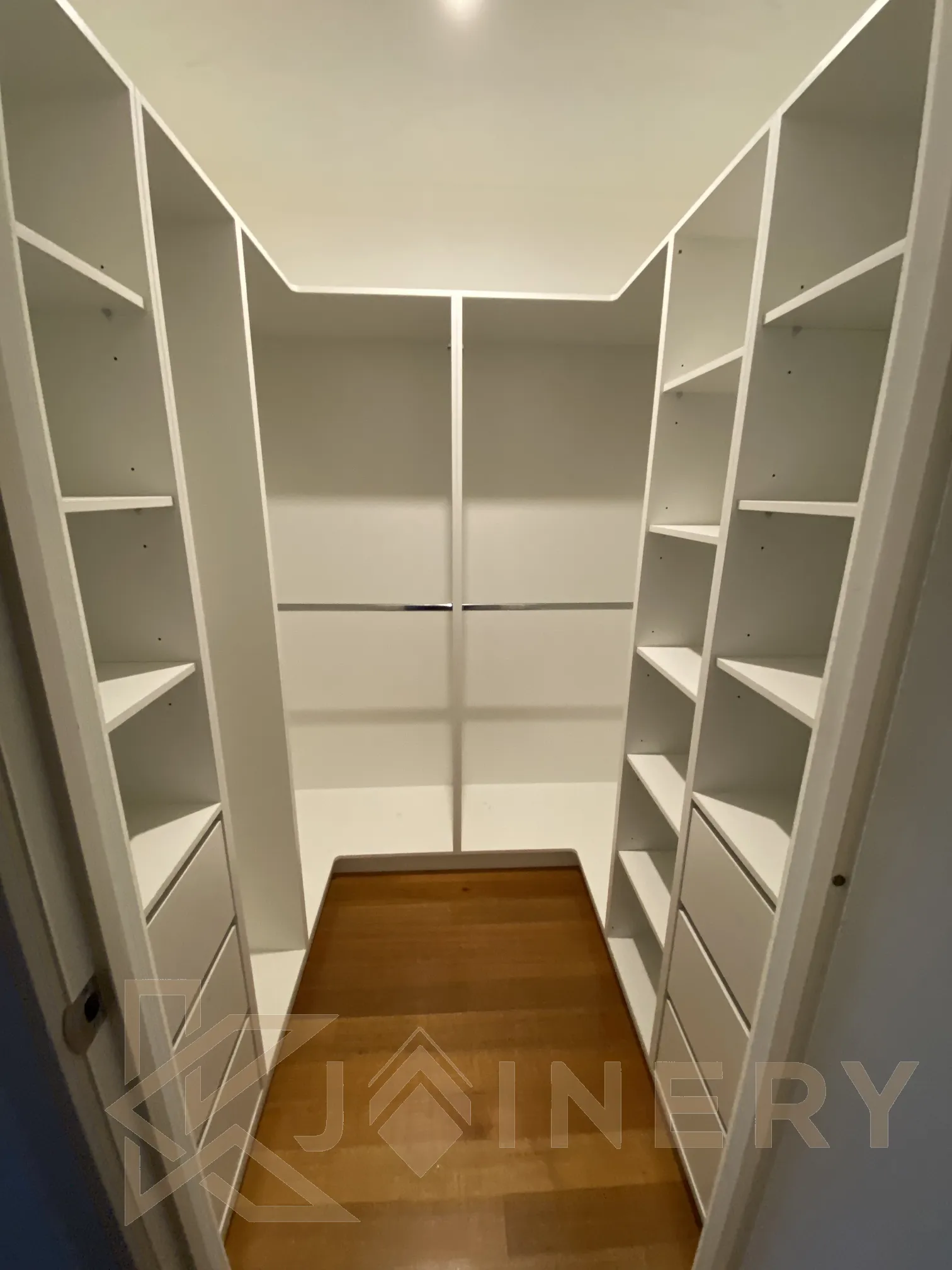 Custom walk-in robe design Melbourne by K Joinery
