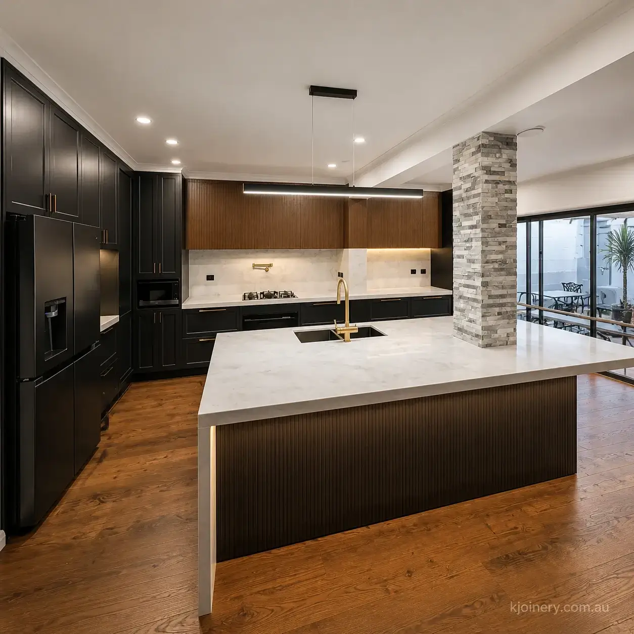 Kitchen remodel St Kilda VIC — full custom kitchen rebuild by KJoinery Melbourne