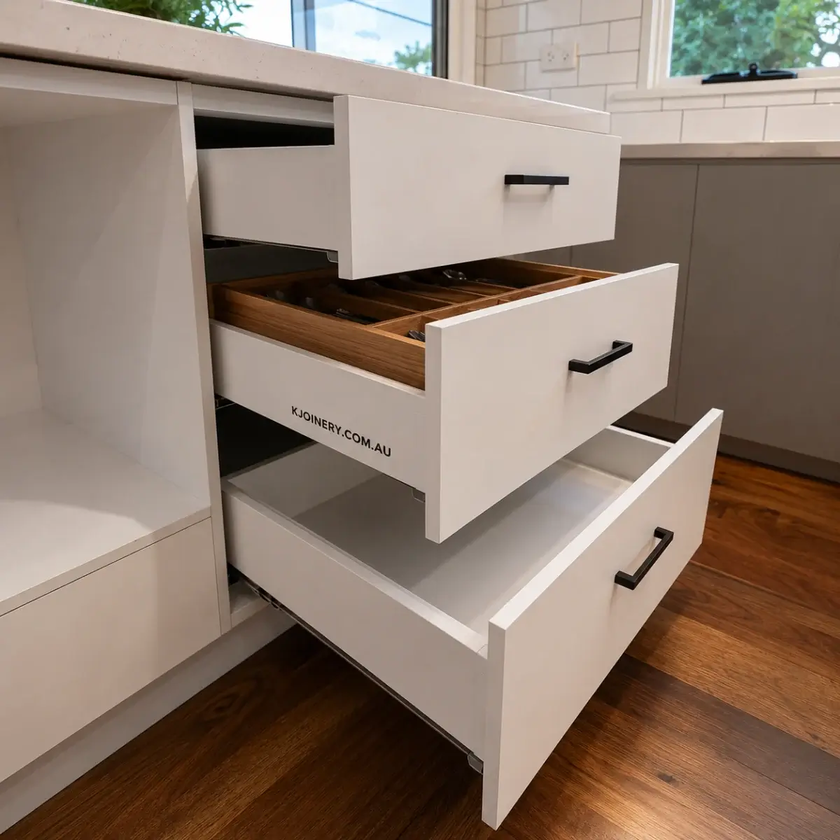 Custom joinery and cabinetry detail by KJoinery Australia
